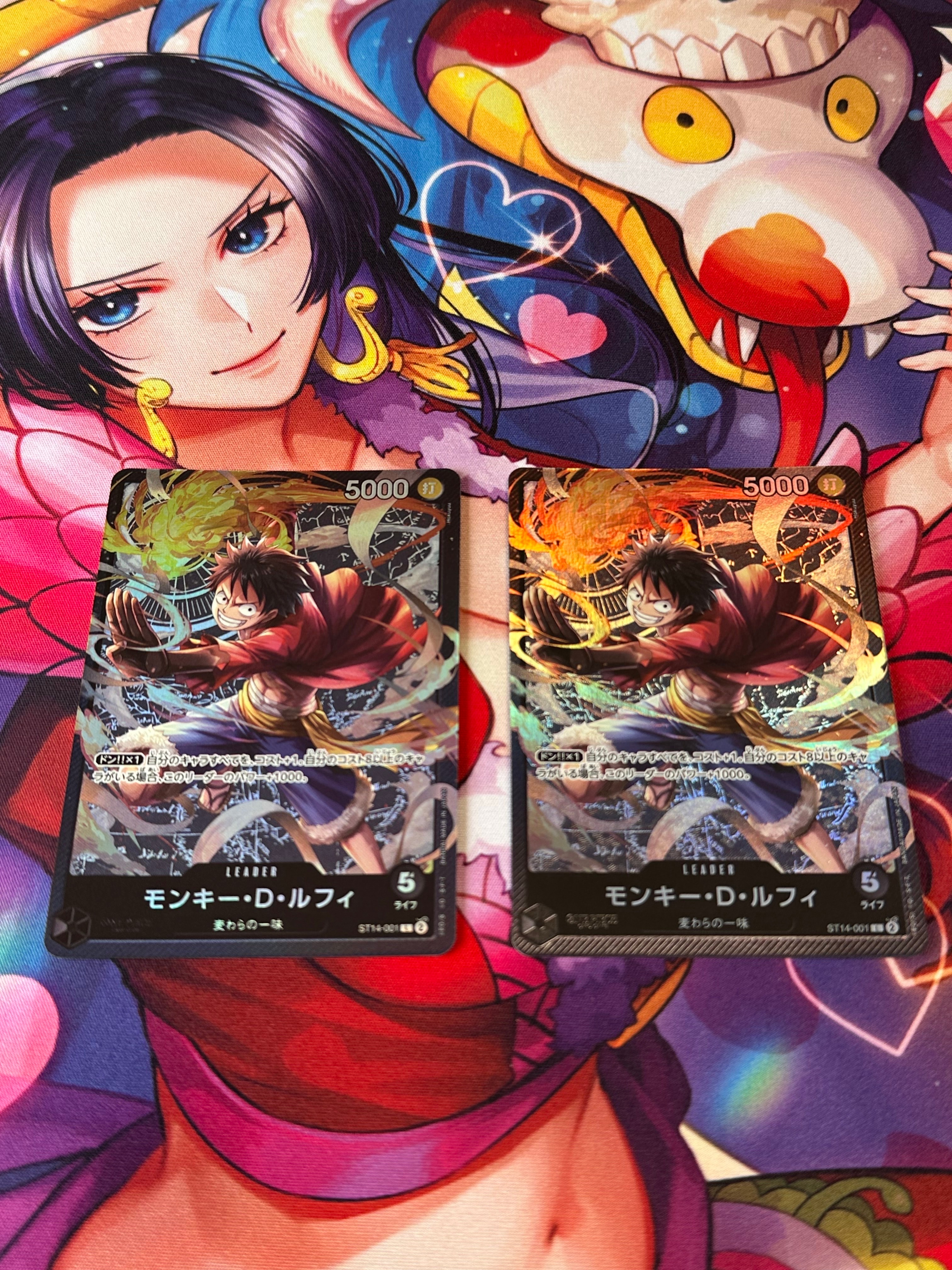 状態B】モンキー・D・ルフィ L [ST14-001](スタートデッキ「3D2Y」) 1