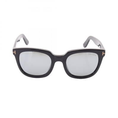 トムフォード TOM FORD ミラーレンズ ウェリントン サングラス 衣料品 プラスチック メンズ ブラック系 【中古】