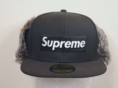 Supreme Earflap New Era® "Black"