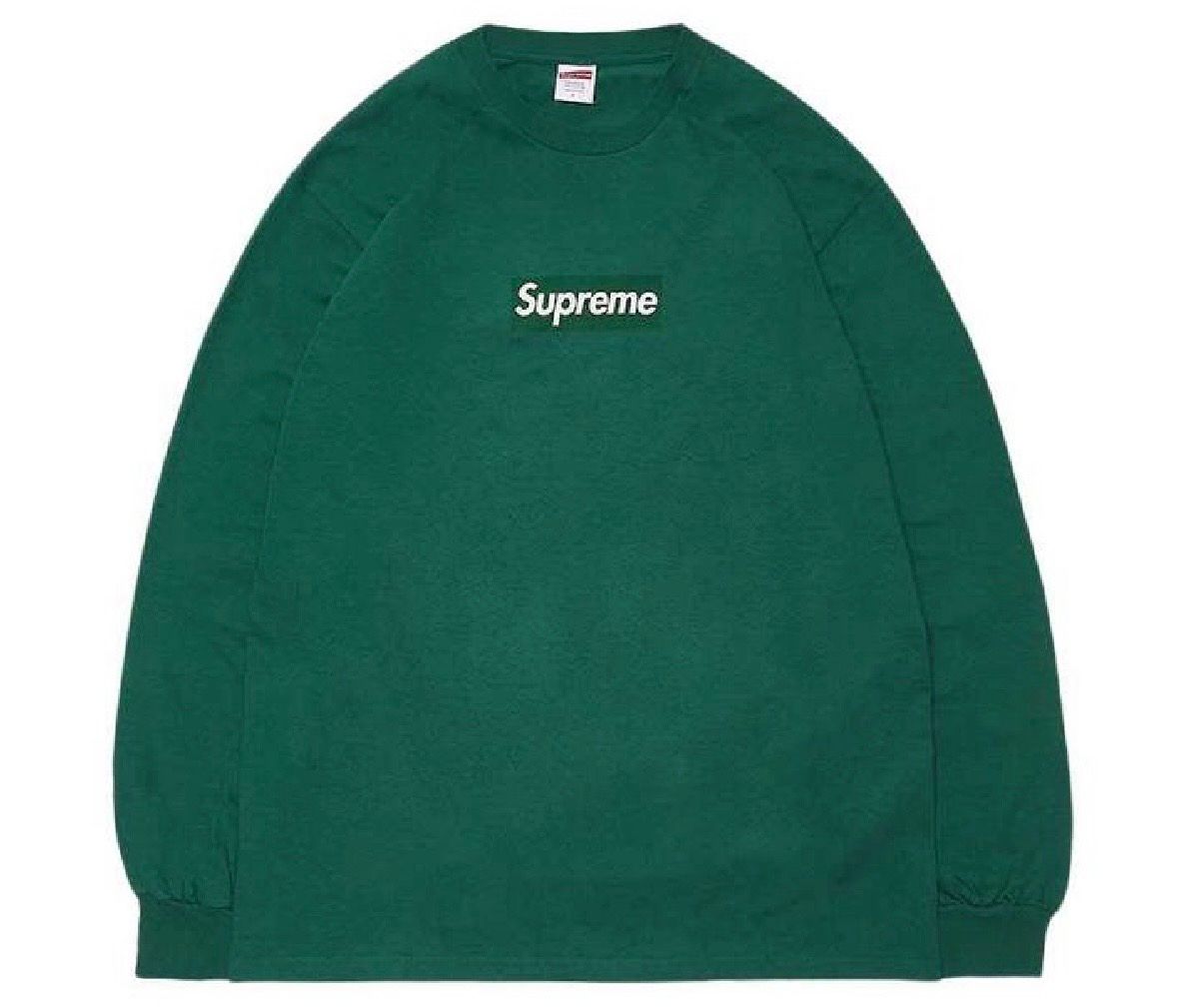 Supreme Box Logo L/S Tee "Green"