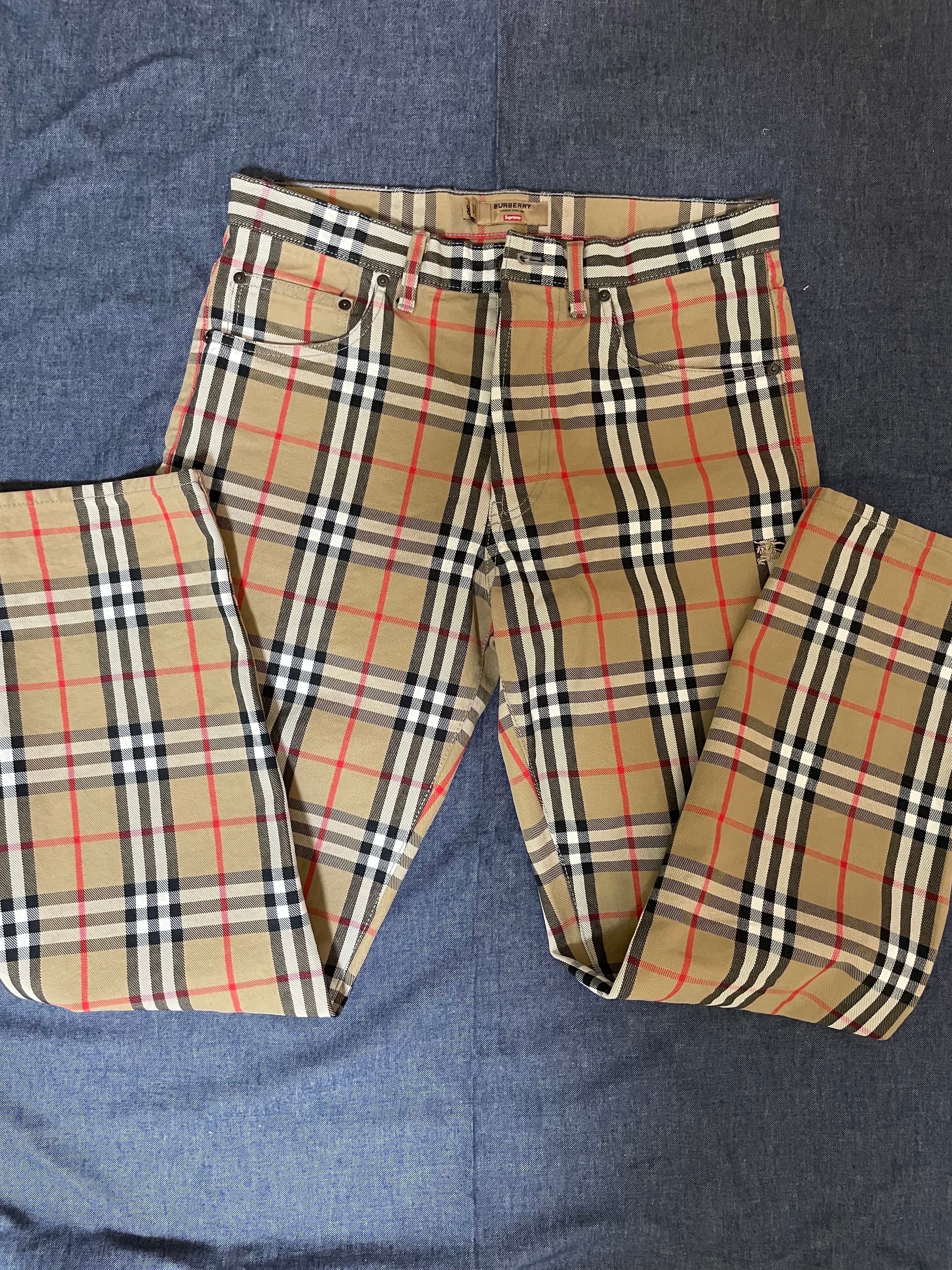 Supreme / Burberry Regular Jean "Beige"