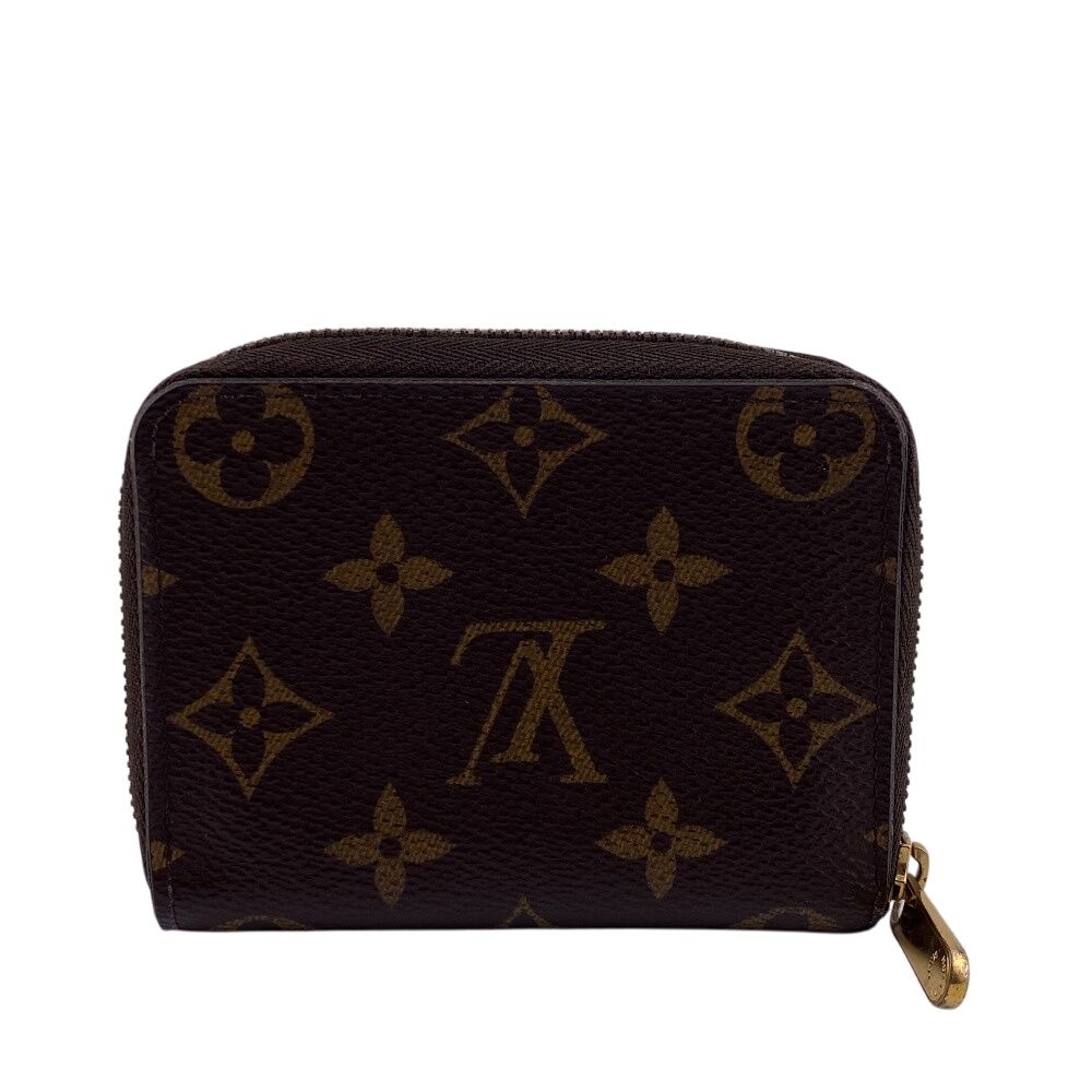 ルイヴィトン LOUIS VUITTON コインケース モノグラム ジッピーコインパース ラウンドファスナー コンパクトウォレット M60067 ブラウン