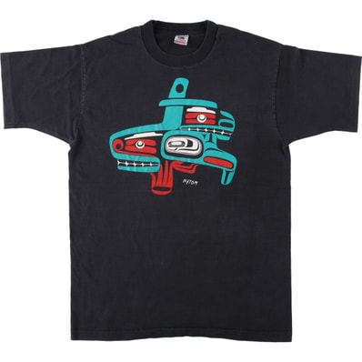 古着 90年代 フルーツオブザルーム FRUIT OF THE LOOM プリントTシャツ USA製 メンズL相当 ヴィンテージ/eaa642500