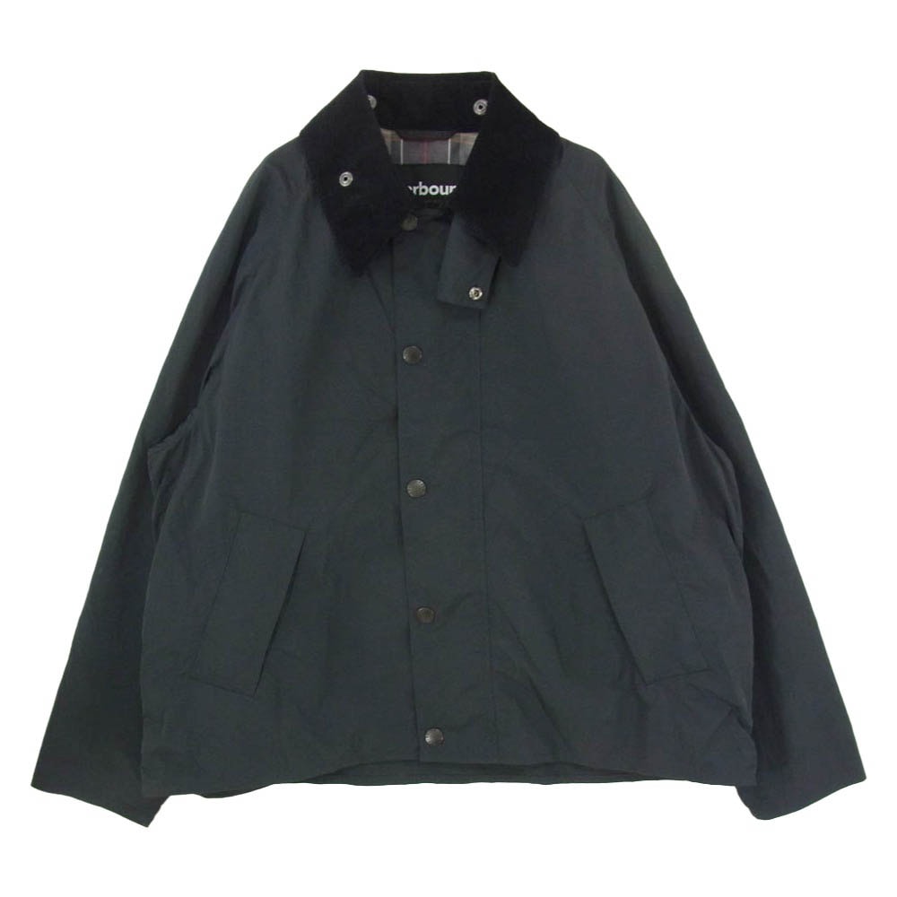 Barbour バブアー 25SS 251MCAS183 × BEAUTY&YOUTH UNITED ARROWS 別注 TRANSPORT ビューティーアンドユース ユナイテッドアローズ トランスポート 襟コーデュロイ ナイロン ジャケット M【中古】