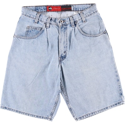 古着 90年代 リーバイス Levi's SILVER TAB シルバータブ LOOSE ルーズ デニムショーツ ハーフパンツ ジョーツ USA製 メンズw32相当 ヴィンテージ/eaa579246