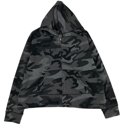 古着 ラルフローレン Ralph Lauren POLO RALPH LAUREN 迷彩柄 スウェットフルジップパーカー レディースXL相当/eaa633980