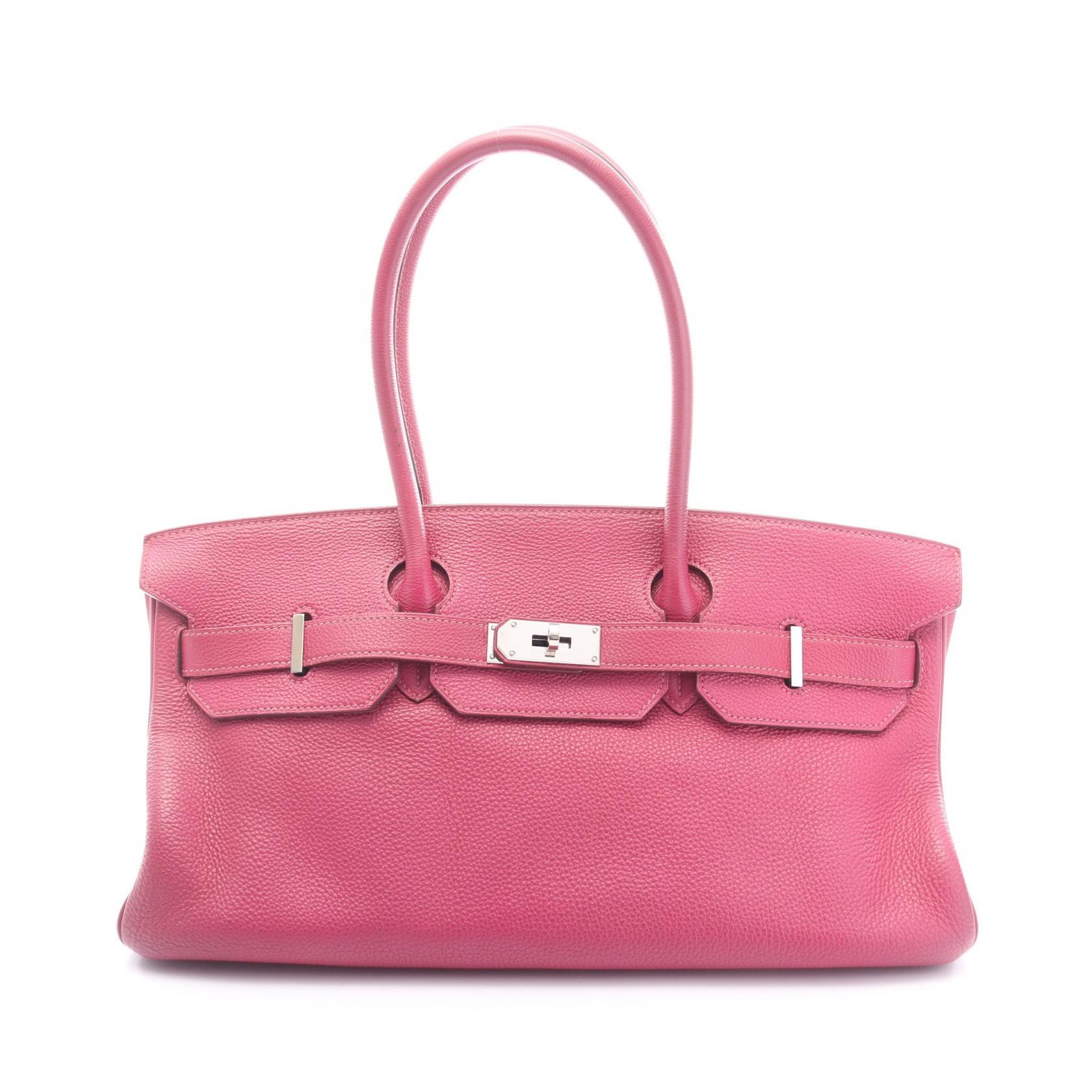 エルメス HERMES ショルダー バーキン ショルダーバッグ バッグ レザー トゴ トゴ トスカ □O刻印(2011年製造) レディース ピンク系 【中古】