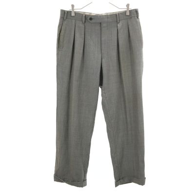 BURBERRY バーバリー 日本製 ウールブレンド スラックスパンツ 88 グレー 三陽商会