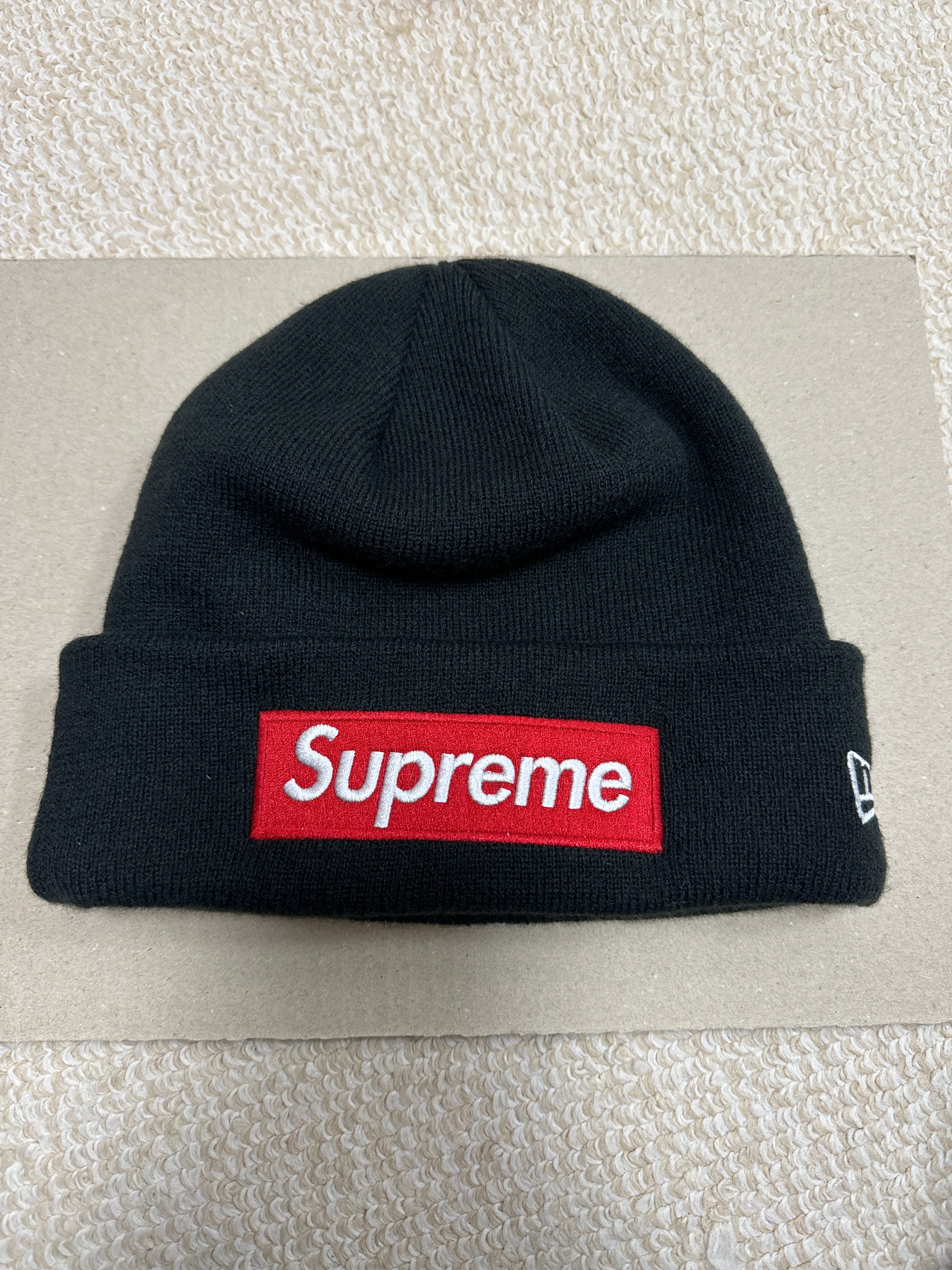 Supreme New Era Box Logo Beanie "Black"