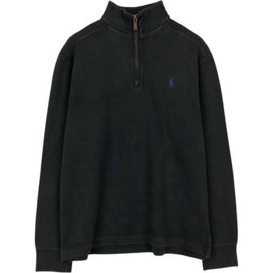 古着 ラルフローレン Ralph Lauren POLO by Ralph Lauren ハーフジップスウェットシャツ トレーナー メンズM相当/eaa676256