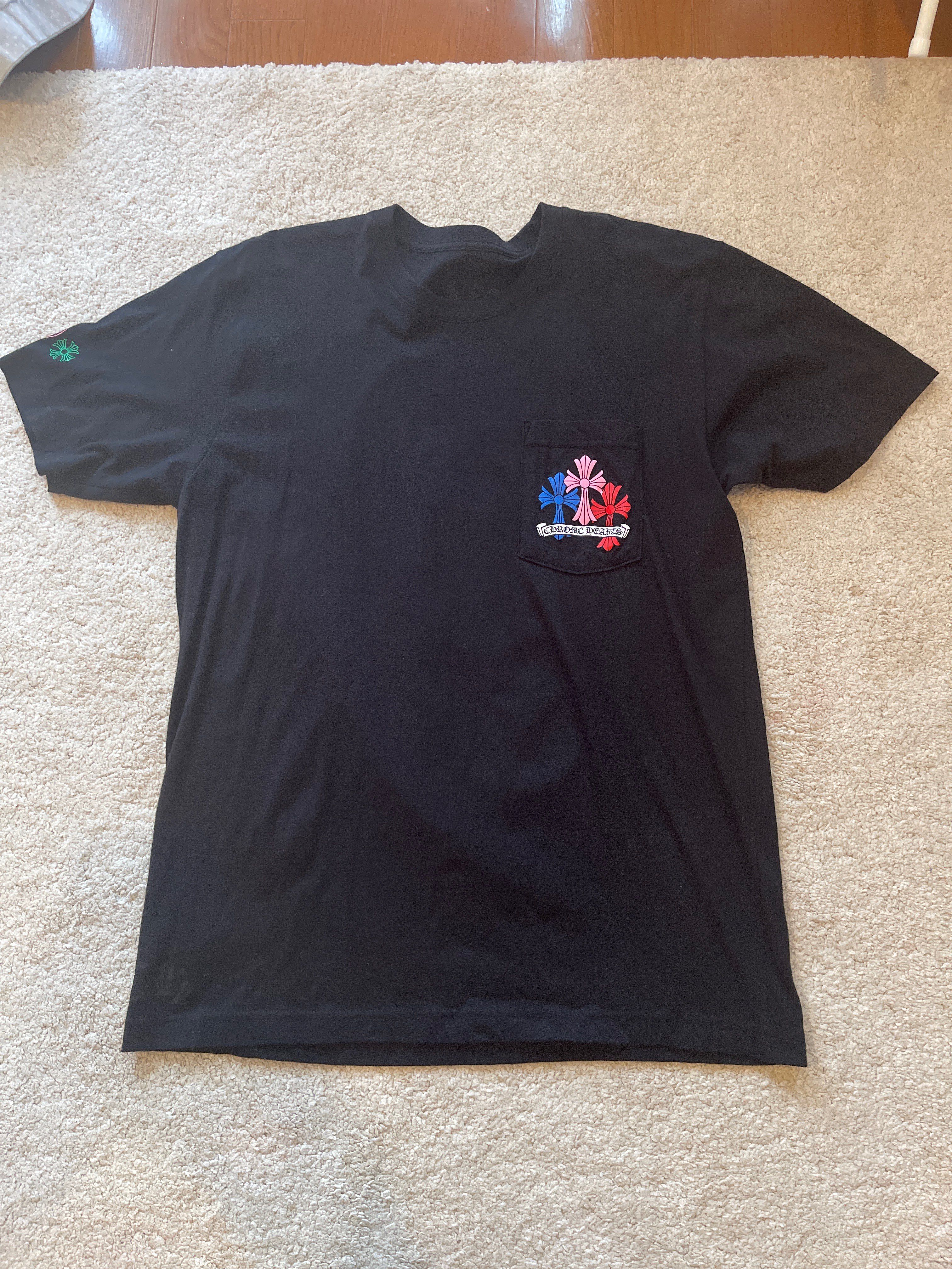 Chrome Hearts Multi Color Cross Cemetery T-Shirt "Black"