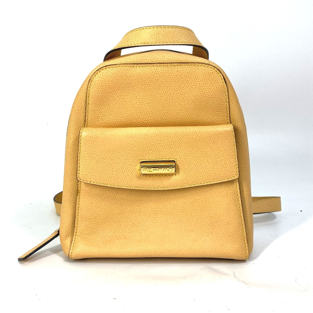 セリーヌ CELINE ヴィンテージ バックパック カバン ミニリュック リュックサック レザー ベージュ