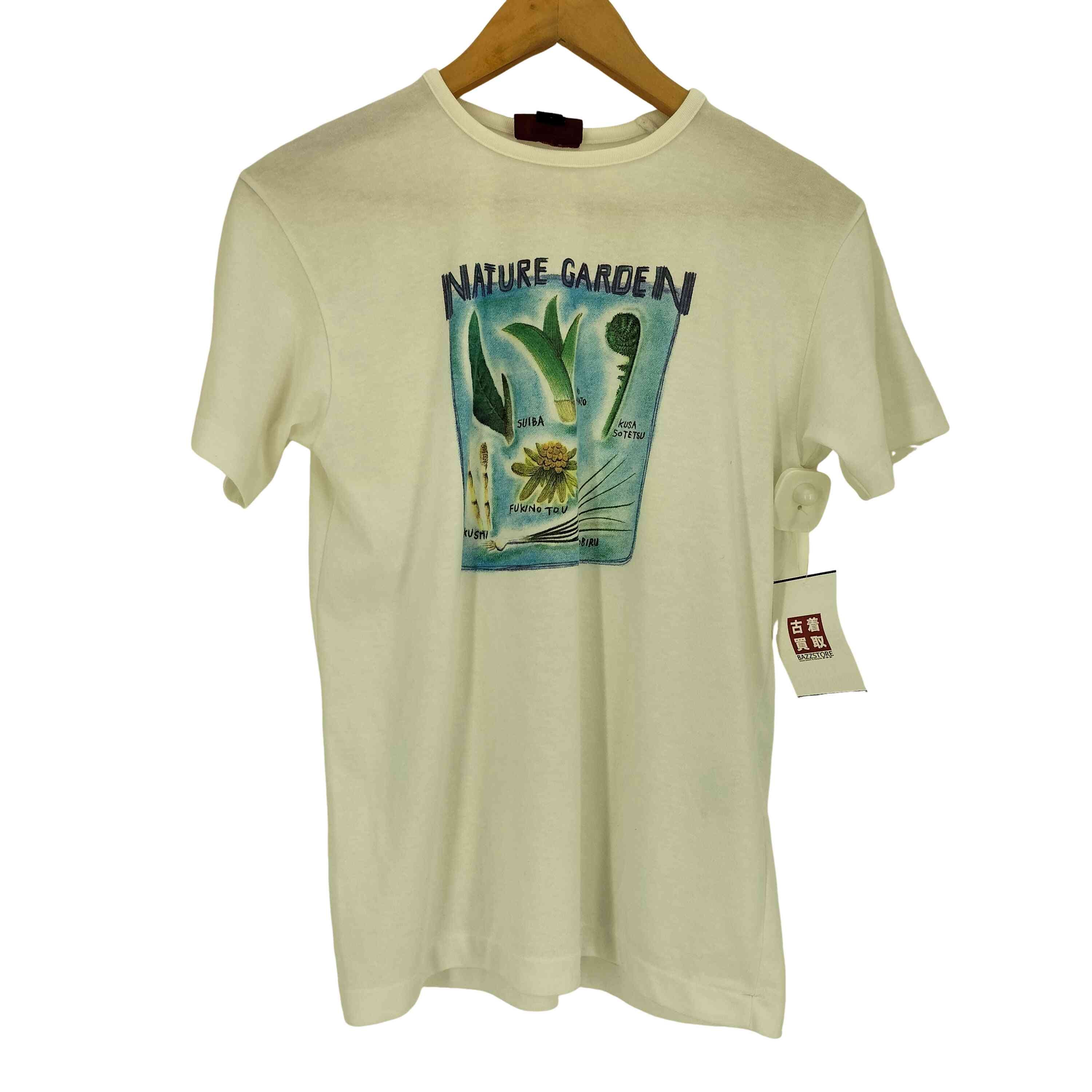 袖裾シングル NATURE GARDEN イラスト クルーネックTシャツ【1142953743173】