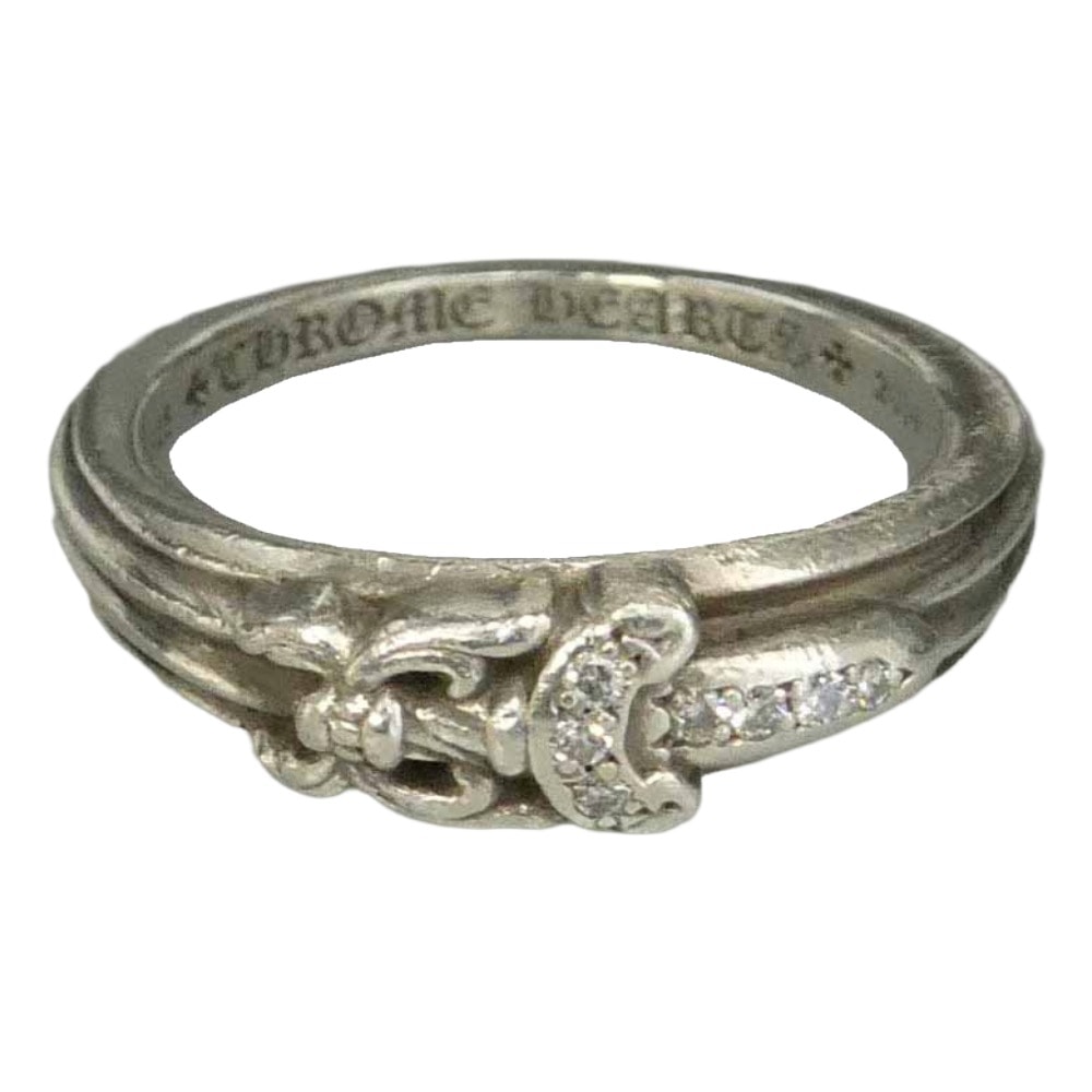 CHROME HEARTS クロムハーツ(原本無) BABY CLSC P D ベイビークラシック ダガー パヴェダイヤ リング シルバー系 13号【中古】