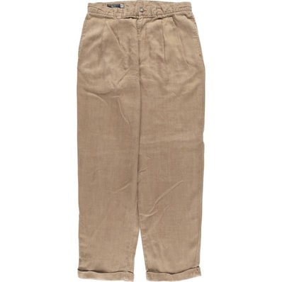 古着 90年代 ギャップ GAP オールドギャップ Easy Fit ツータック リネンパンツ スラックス メンズw34相当 ヴィンテージ/eaa613646