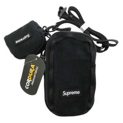 Supreme シュプリーム 25SS Camera Bag + Mini Pouch スモール ボックス ロゴ カメラ バッグ ミニ ポーチ ブラック系 18×11×5cm【新古品】【未使用】【中古】