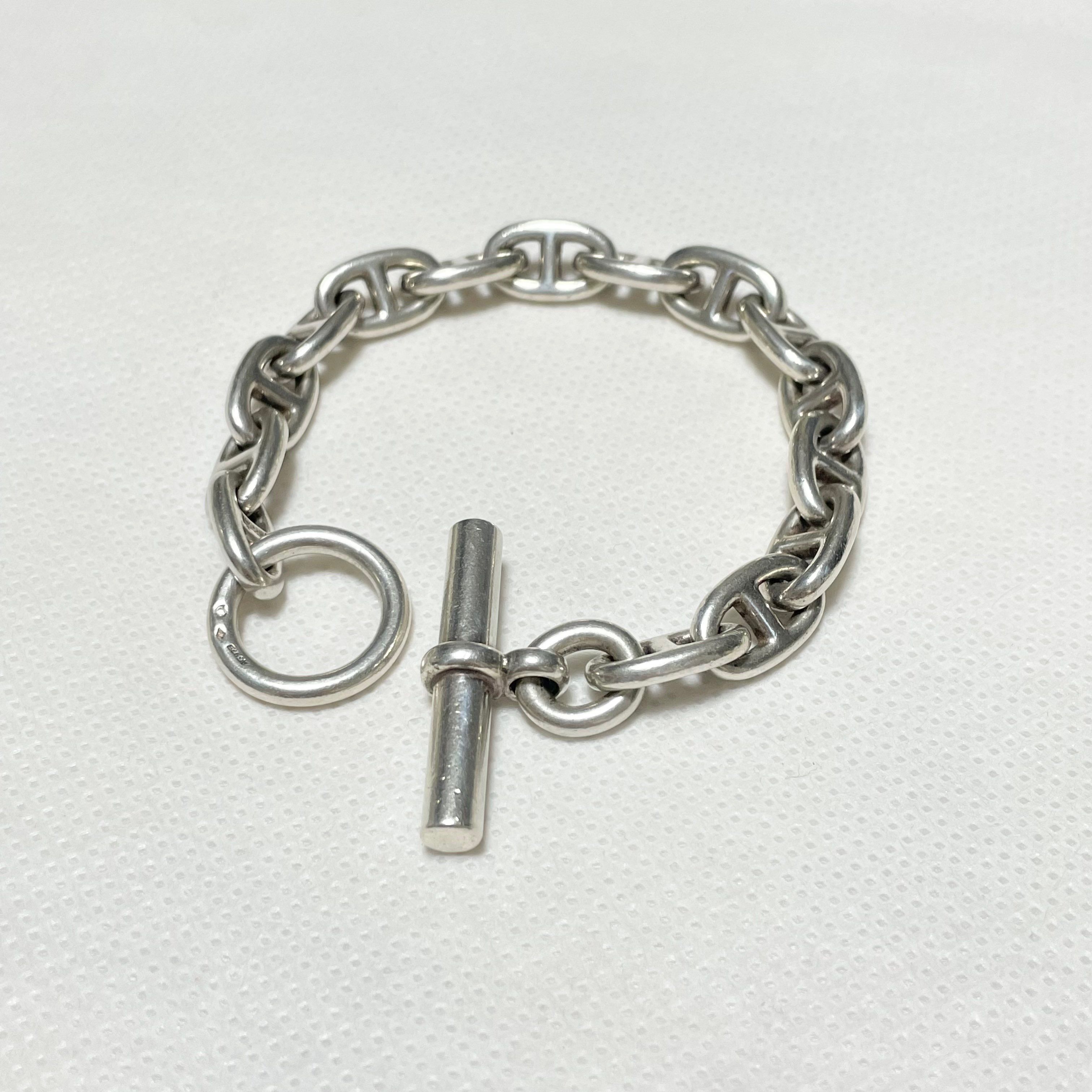 Hermes Chaine D'ancre MM Bracelet "Silver"
