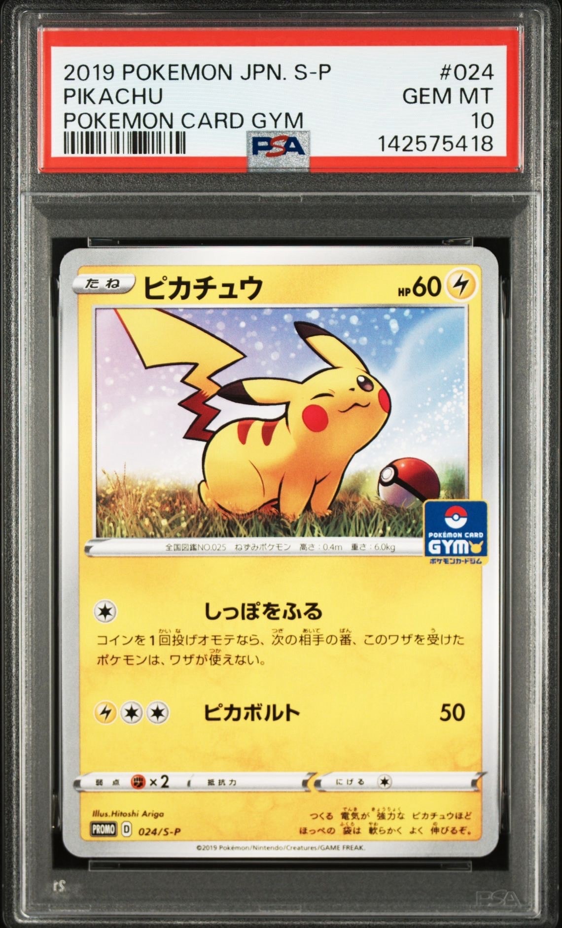 ピカチュウ: プロモ P [S-P 024](ポケモンカードゲーム ソード&シールド 「プロモカードパック 第1弾」)