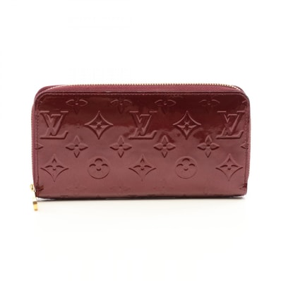 ルイ・ヴィトン LOUIS VUITTON ジッピーウォレット モノグラムヴェルニ ルージュフォーヴィスト ラウンド長財布 財布 レザー レディース パープル系 M91536 【中古】