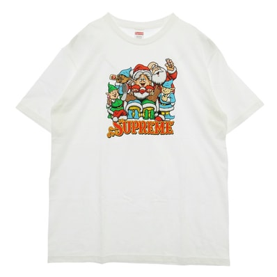 Supreme シュプリーム 25AW Naughty Tee ノーティー クルーネック 半袖 Tシャツ ホワイト系 L【中古】