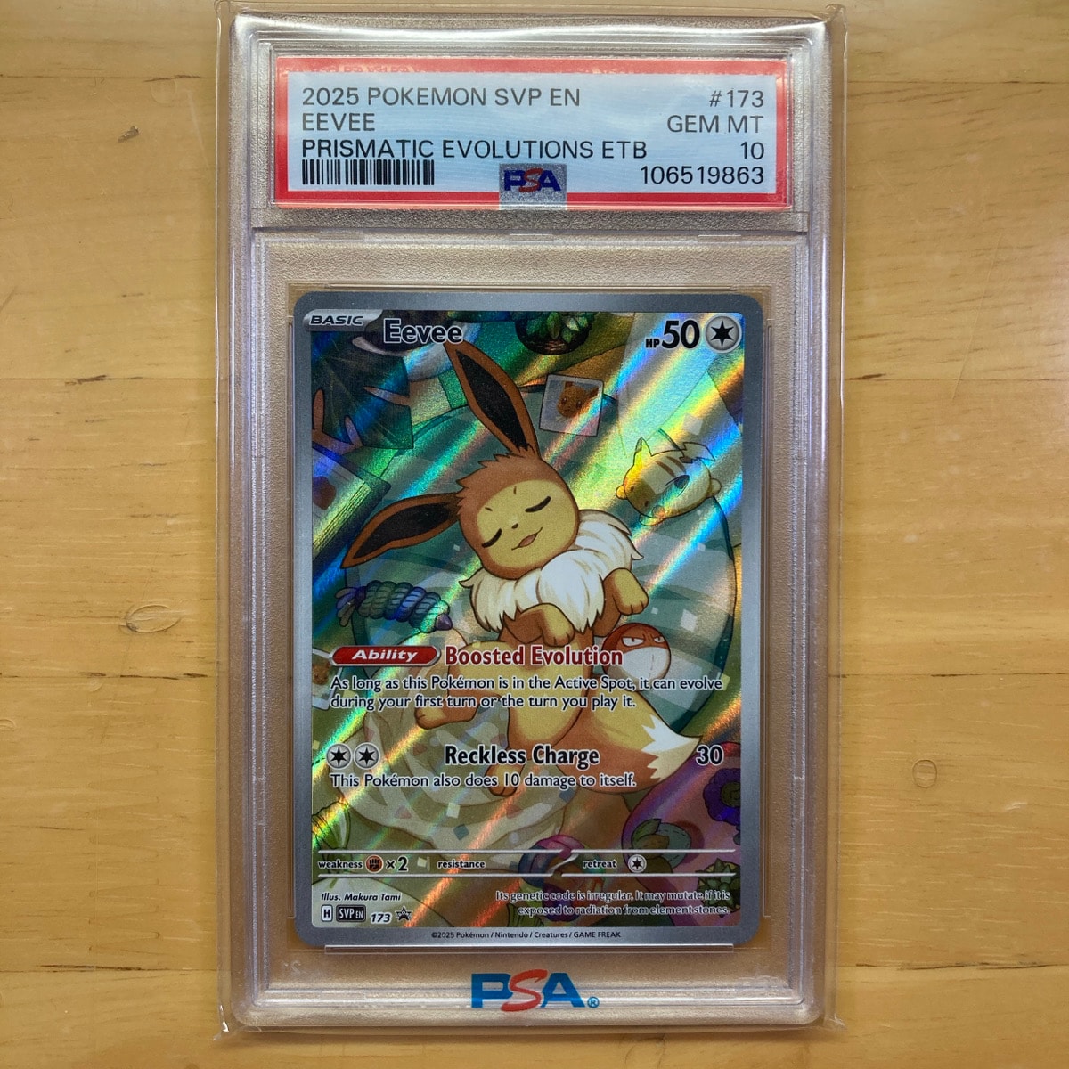 PSA10】イーブイ P [SVP EN 173]【英語版】(スカーレット&バイオレット