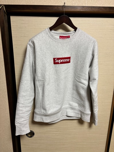 Supreme Box Logo Crewneck Sweatshirt "Ash Grey" (18FW)