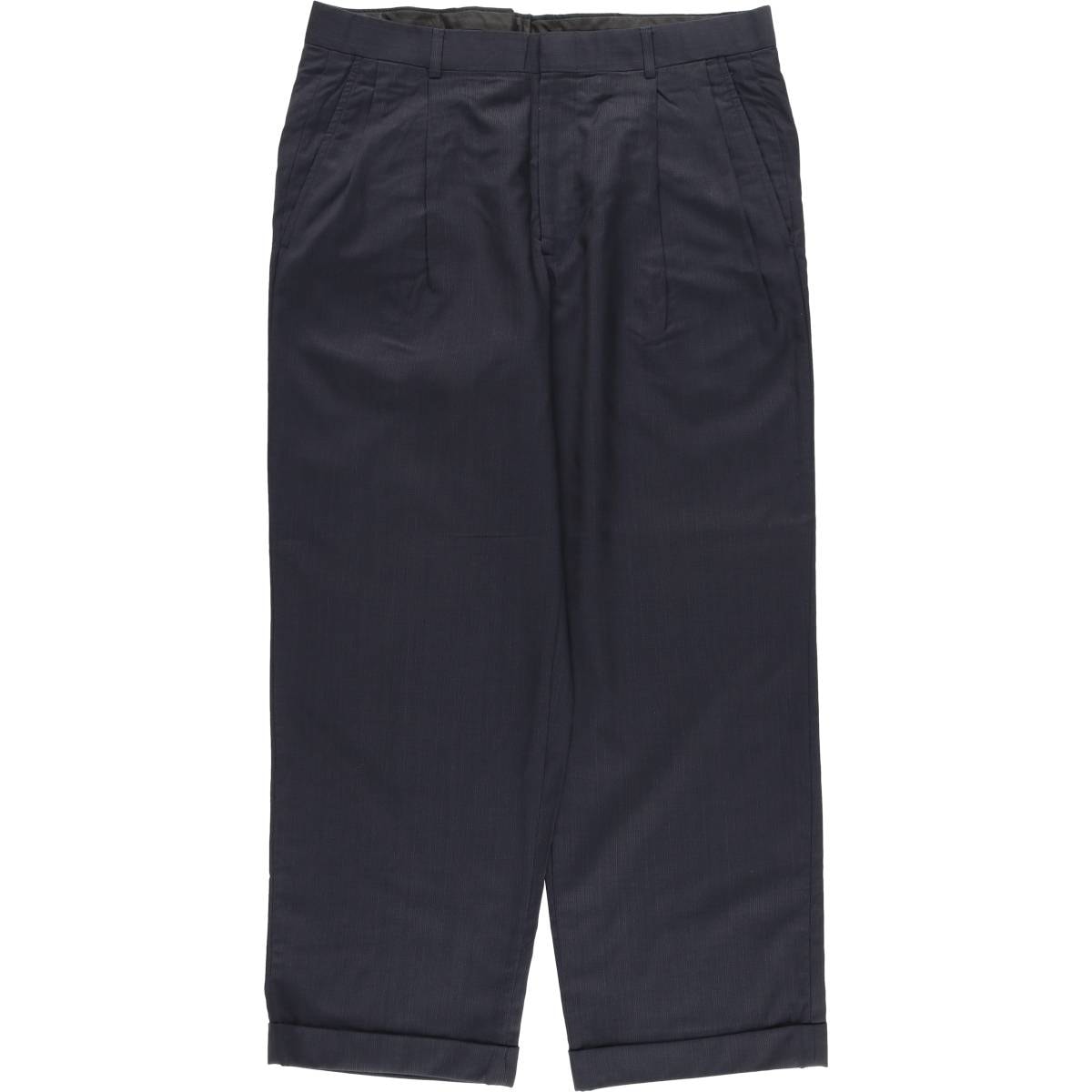 古着 ブルックスブラザーズ Brooks Brothers チェック柄 ツータック ウールパンツ スラックス メンズw34相当 ヴィンテージ/eaa625470