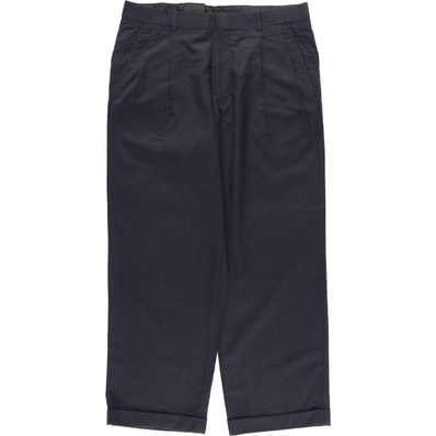 古着 ブルックスブラザーズ Brooks Brothers チェック柄 ツータック ウールパンツ スラックス メンズw34相当 ヴィンテージ/eaa625470