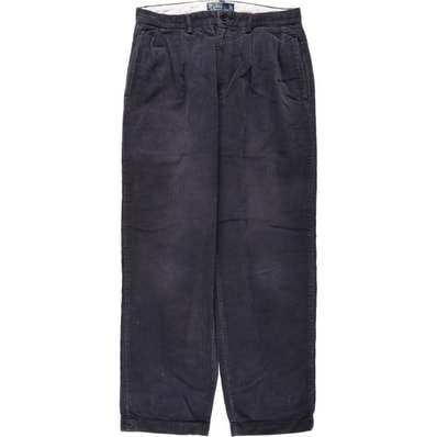 古着 ラルフローレン Ralph Lauren POLO by Ralph Lauren ANDREW PANT ツータック コーデュロイパンツ メンズw32相当/eaa663700