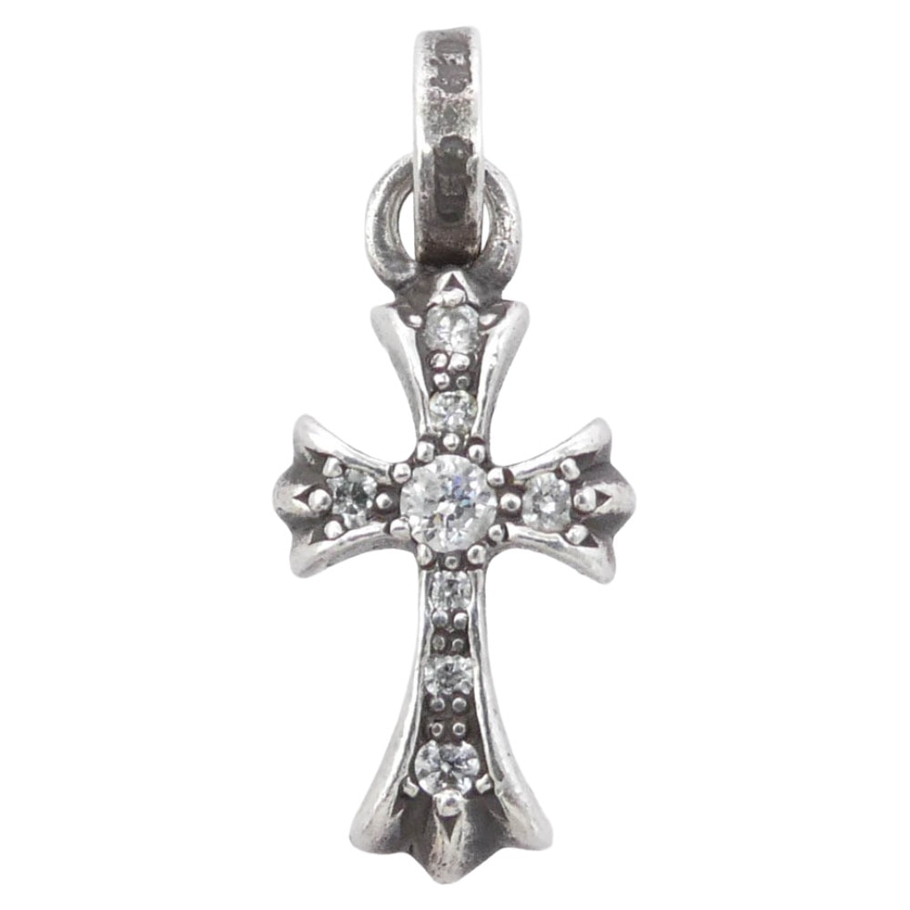 CHROME HEARTS クロムハーツ(原本無) ペンダントトップ CRS BBYFAT P DMND A ベイビーファットチャーム アフターパヴェダイヤ ペンダントトップ シルバー系【中古】