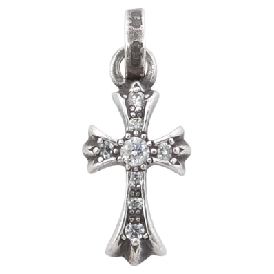 CHROME HEARTS クロムハーツ(原本無) ペンダントトップ CRS BBYFAT P DMND A ベイビーファットチャーム アフターパヴェダイヤ ペンダントトップ シルバー系【中古】