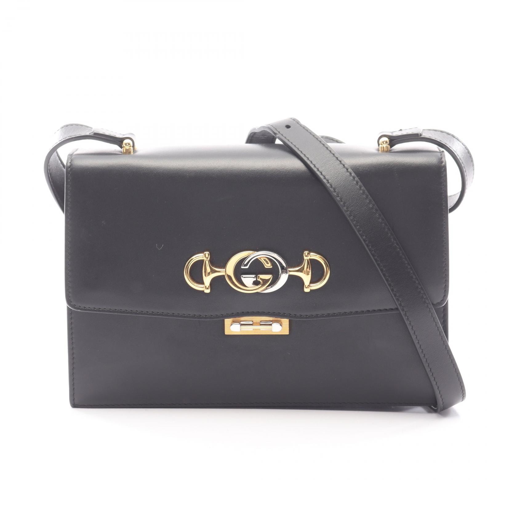 グッチ GUCCI ズゥミ 2WAYバッグ ショルダーバッグ チェーンショルダー ハンドバッグ レザー ブラック 572375 中古 新入荷 GU0638 Gucci Zumi グッチ GUCCI ズゥミ 2WAYバッグ ショルダーバッグ