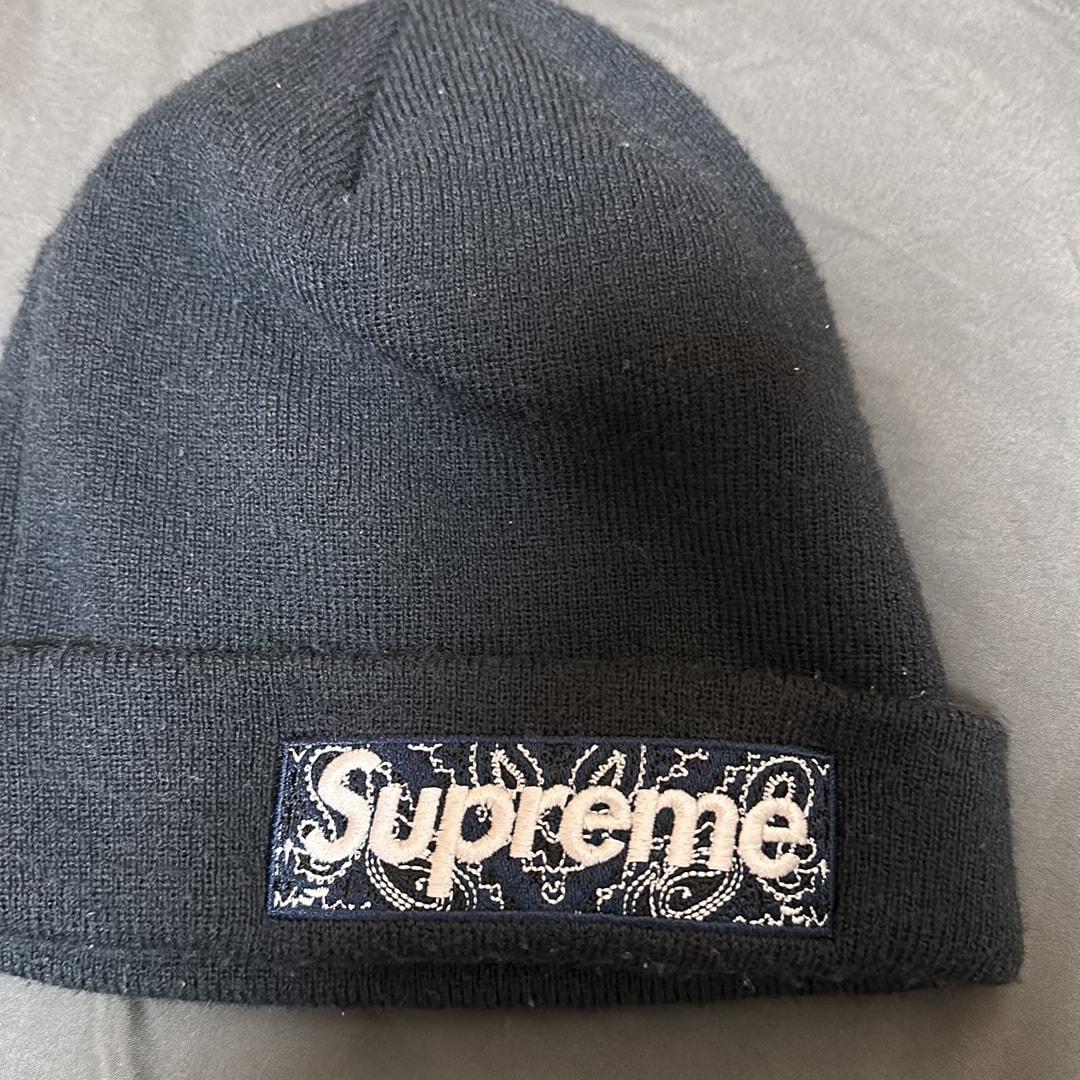 Supreme New Era Box Logo Beanie "Black"
