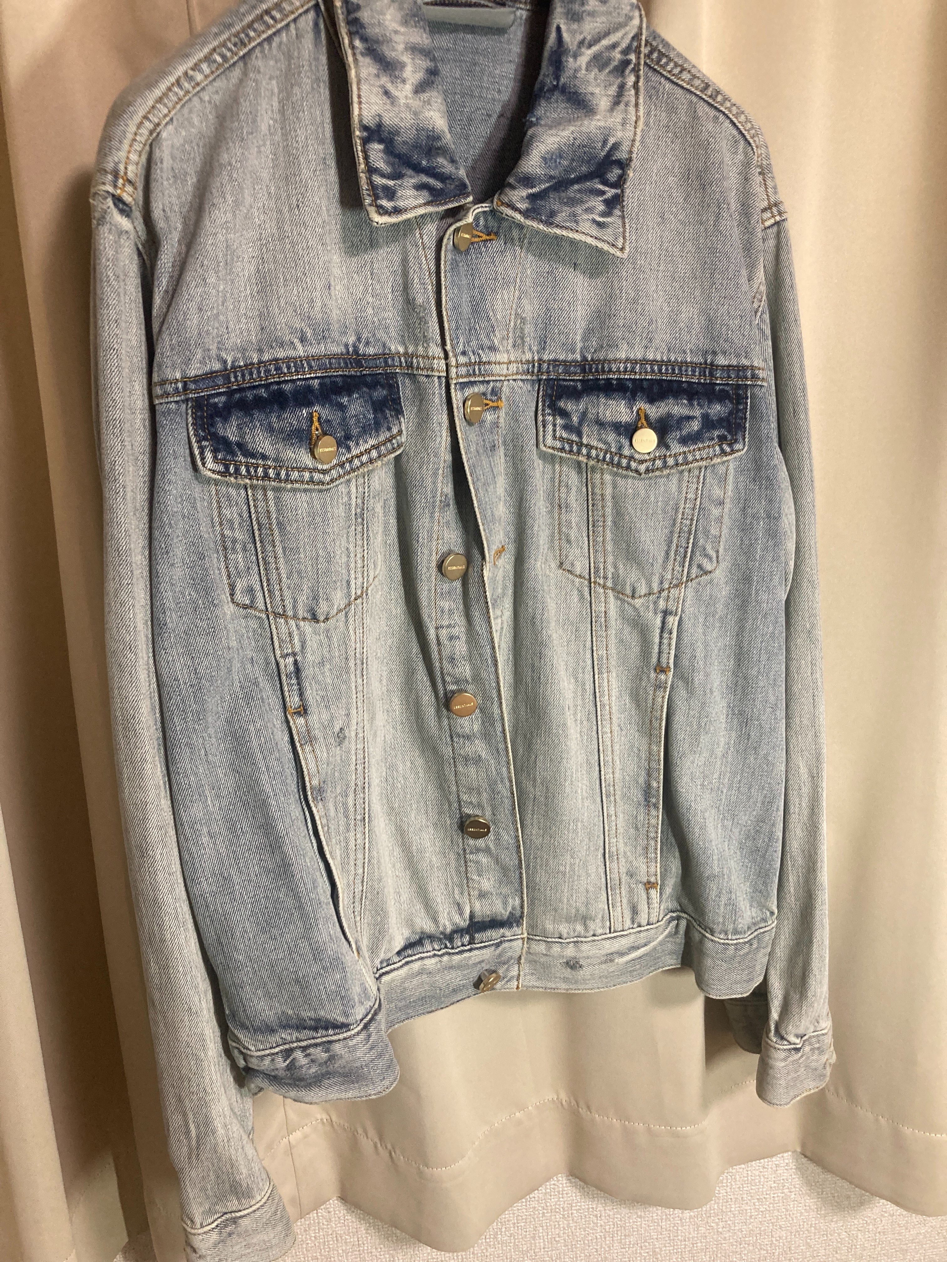 FEAR OF GOD ESSENTIALS Denim Trucker Jacket "Light Indigo"