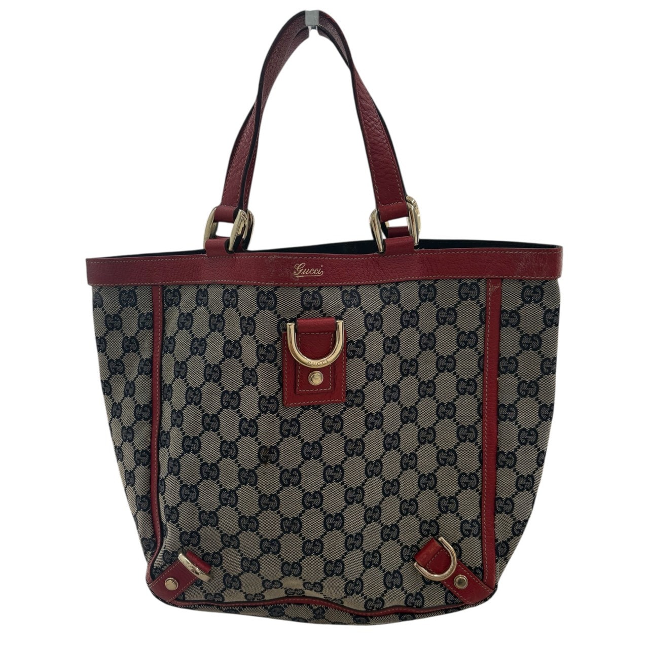 GUCCI グッチ アビー GGキャンバス レザー/ トートバッグ ハンドバッグ S1-00053 【中古】