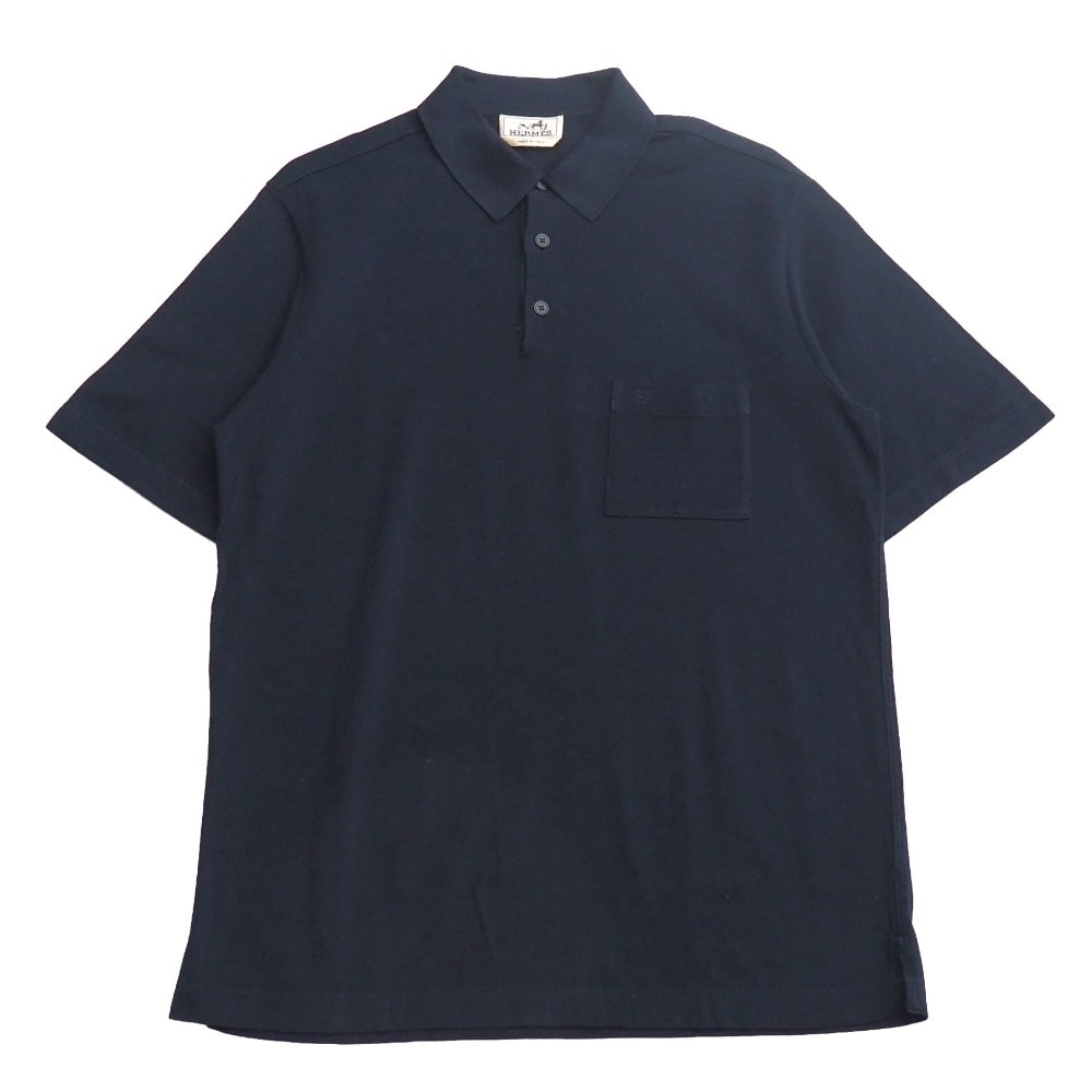 A (未使用に近い)】□美品□HERMES エルメス ポロシャツ サイズXL H