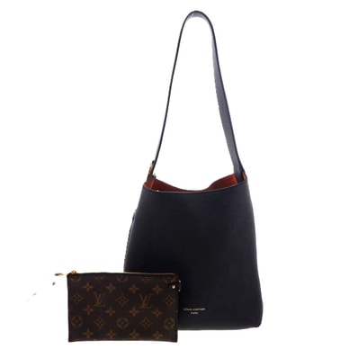 LOUIS VUITTON ルイ・ヴィトン ロウキー ホーボーPM ハンドバッグ M25352 カーフ ブラック レディース【中古】