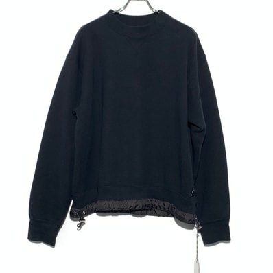 22AW S Sponge Sweat Pullover Black