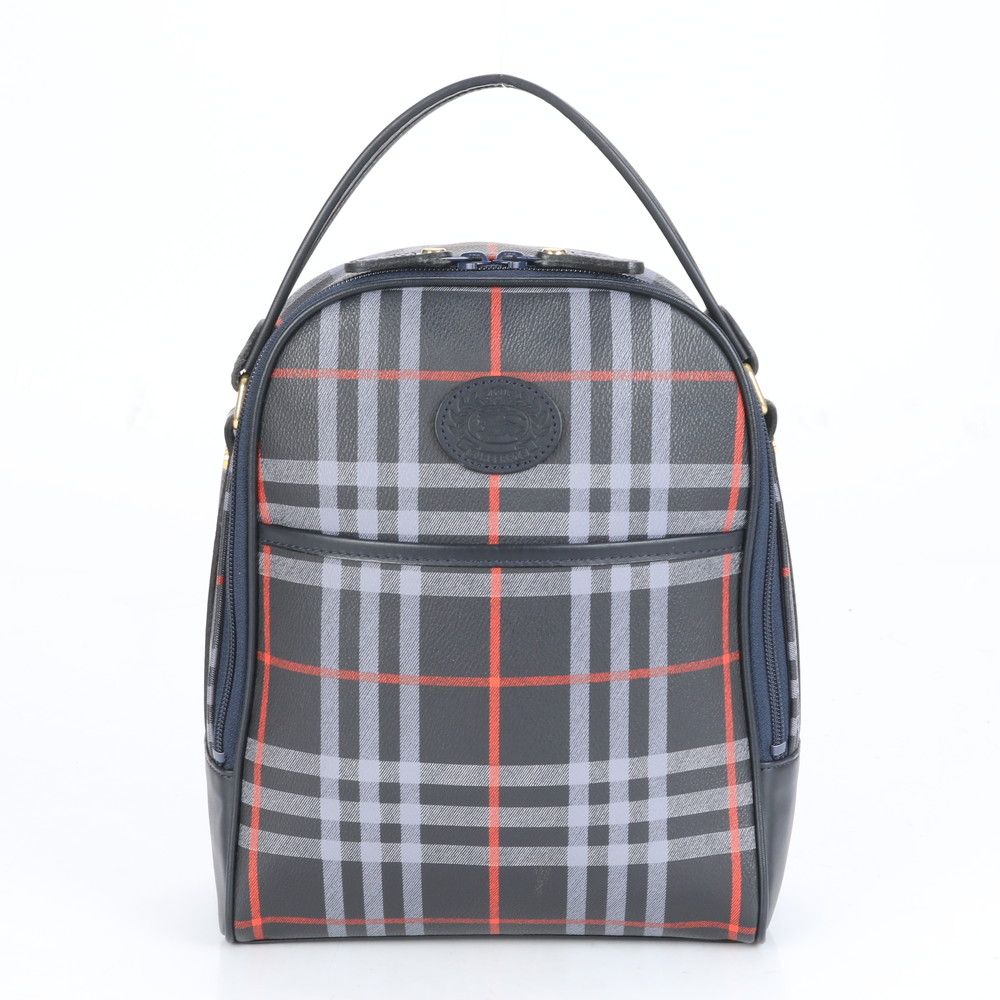 ■極美品 バーバリー ノバ チェックシューズハンドバッグ