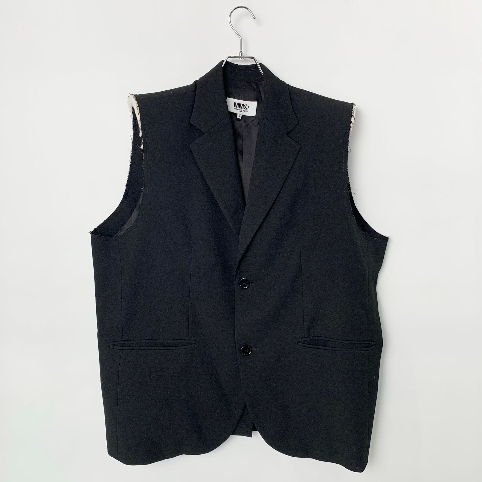 Maison Margiela Deconstructed Blazer-Waistcoat / Gilet "Black"