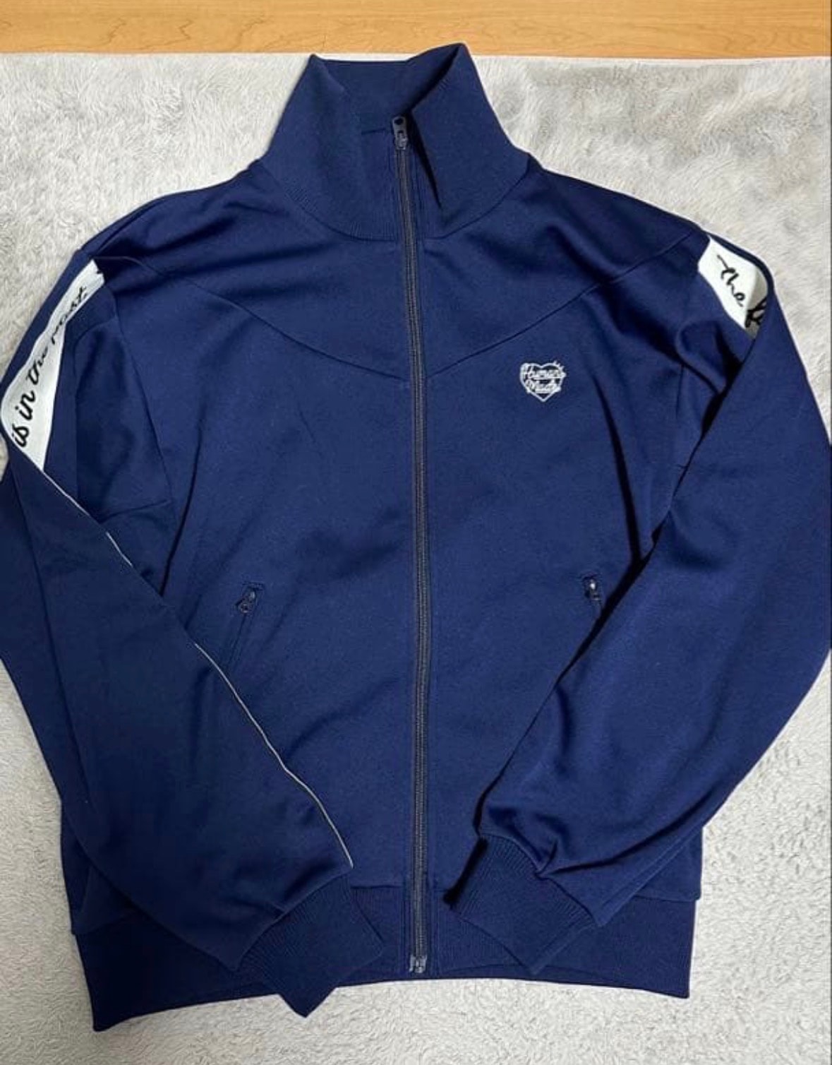 ヒューマンメイド トラック ジャケット "ネイビー"