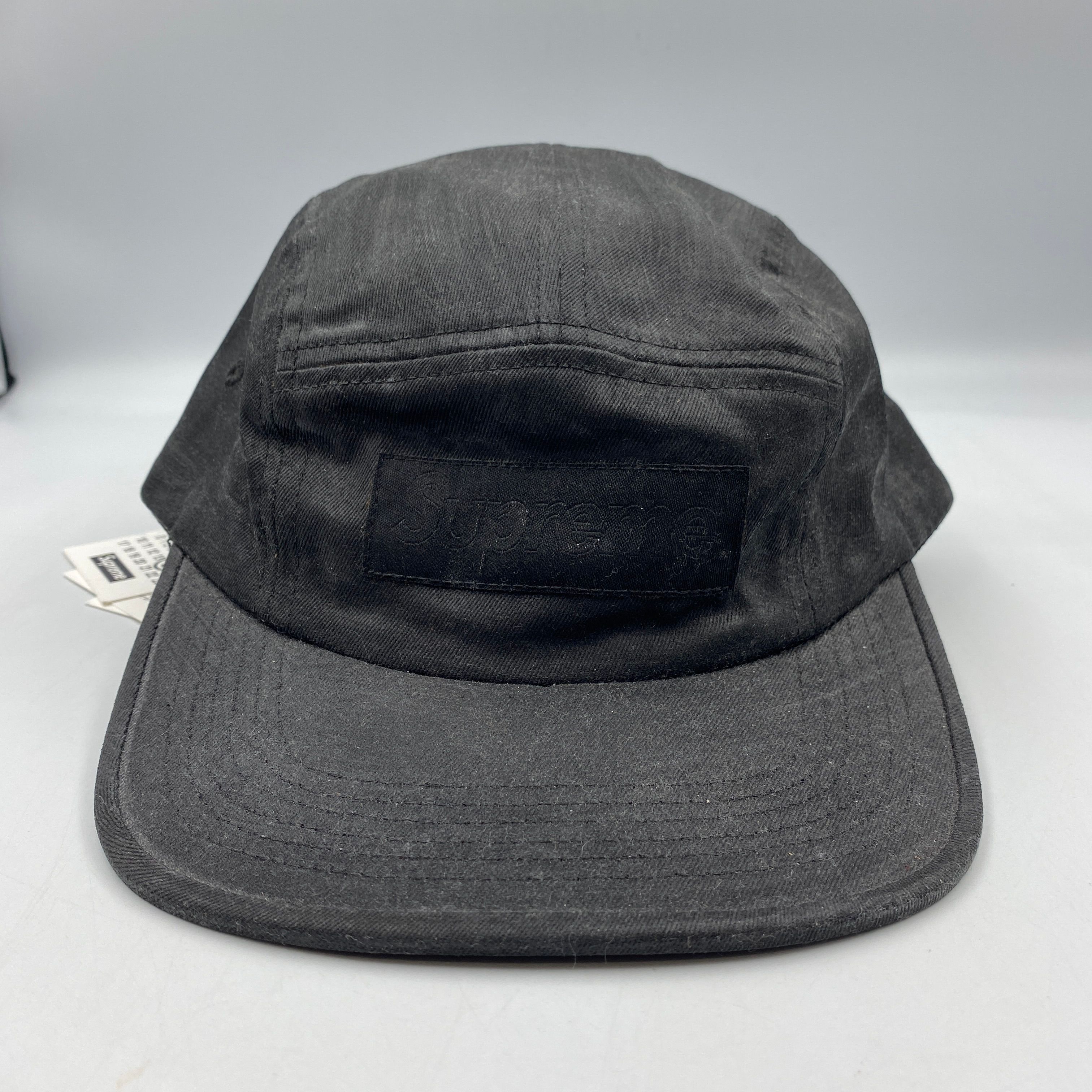 Supreme x MM6 Maison Margiela Painted Camp Cap "Black"