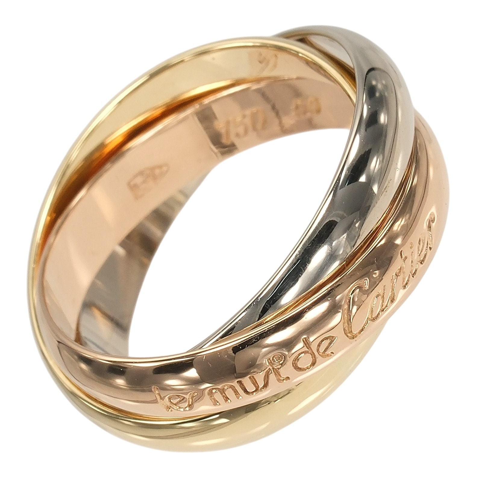 カルティエ トリニティ 3.5mmバンド 10 レディースリング・指輪