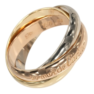 カルティエ トリニティ 3.5mmバンド 10 レディースリング・指輪