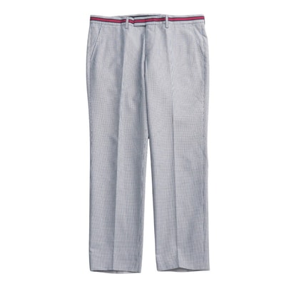 GUCCI グッチ パンツ サイズ52R ウェブライン 千鳥格子 ハウンドトゥース イタリア製 ブランド古着【中古】20251107/RA6558