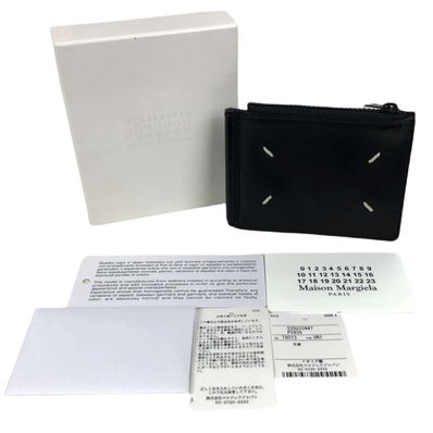 Maison Margiela Money Clip Leather Wallet "Black"