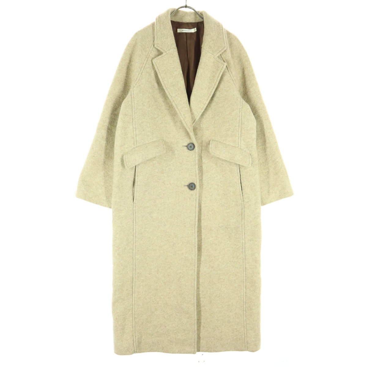 美品 MOUSSY マウジー 長袖 チェスターコート 2 ベージュ