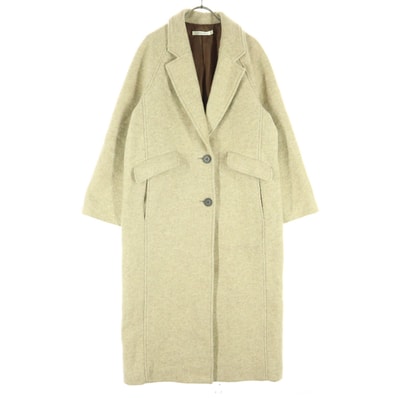 美品 MOUSSY マウジー 長袖 チェスターコート 2 ベージュ