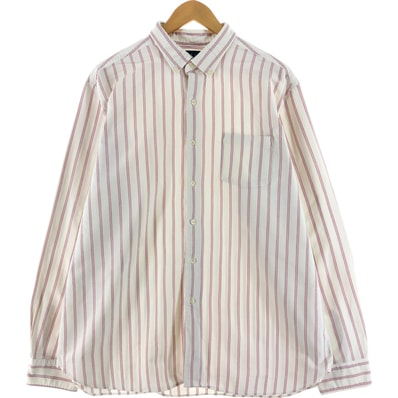 古着 ラルフローレン Ralph Lauren 長袖 ボタンダウンストライプシャツ メンズXL相当/eaa525611
