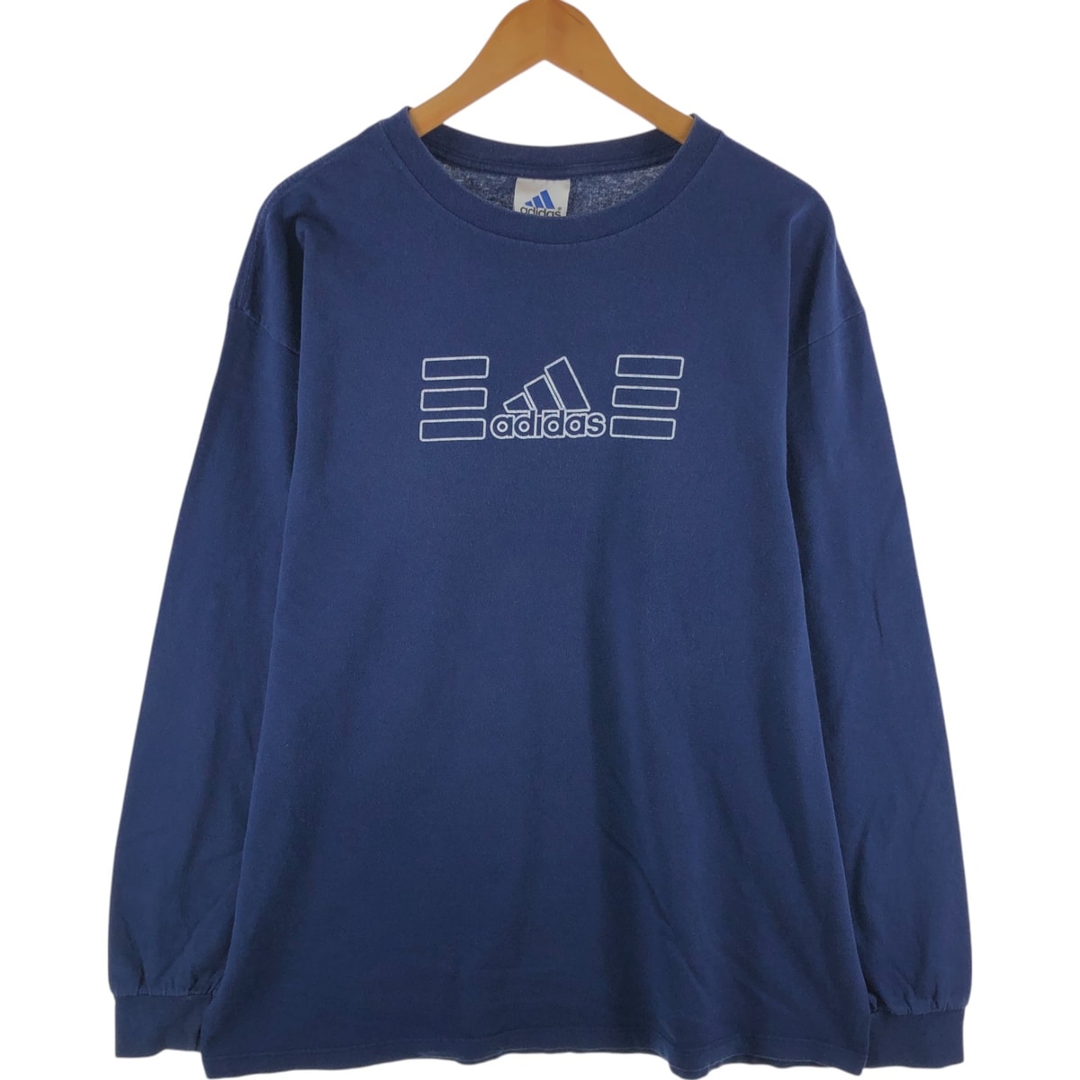 古着 90年代 アディダス adidas ロングTシャツ ロンT USA製 メンズXL相当 ヴィンテージ/eaa527159